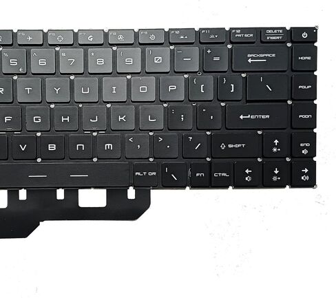 لوحة مفاتيح بديلة بإضاءة خلفية RGB متوافقة مع MSI GP66 Leopard 10UH 11UH 11UG 11UE GE66 11UG 11UE MS-1543 GS66 MS-16V1 MS-16V4 MS-1541 GF73 GL75 MS-17E7 Creator 15 A11UE in Saudi Arabia