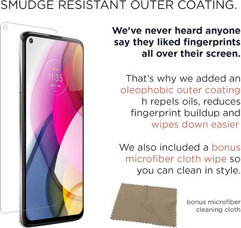 Motorola Essentials Moto G Stylus 5G (2021) Screen Protector- Strong 9H Tempered Glass for scratch and impact protection [NOT for G Stylus 2020, G Stylus 5G 2022] in Saudi Arabia