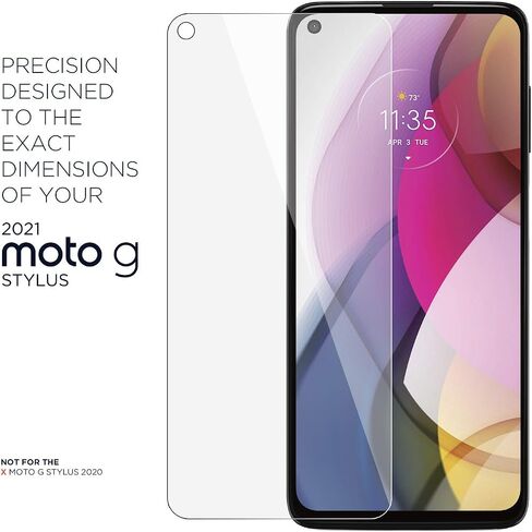 Motorola Essentials Moto G Stylus 5G (2021) Screen Protector- Strong 9H Tempered Glass for scratch and impact protection [NOT for G Stylus 2020, G Stylus 5G 2022] in Saudi Arabia