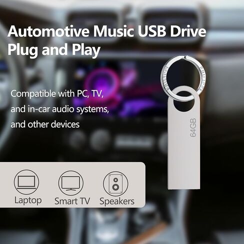 محرك أقراص فلاش USB 3.0 سريع بسعة 64 جيجابايت - نقل بيانات عالي السرعة للكمبيوتر الشخصي/الكمبيوتر المحمول - حل تخزين آمن ومحمول in Saudi Arabia