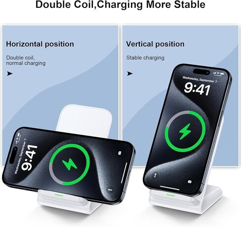 شاحن لاسلكي سريع، حامل شاحن هاتف سامسونج، حامل شحن أندرويد، محطة شاحن سامسونج جالاكسي S24 Ultra S24+ S24 S23 FE S22 S21 S20 S10 S9 S8، iPhone 15 Pro Max Plus 14 13 12 11 in Kuwait