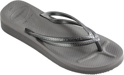 صندل نسائي من Havaianas، باللون الرمادي الفولاذي/الرمادي الفولاذي، 6 in Saudi Arabia