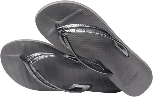 صندل نسائي من Havaianas، باللون الرمادي الفولاذي/الرمادي الفولاذي، 6 in Saudi Arabia