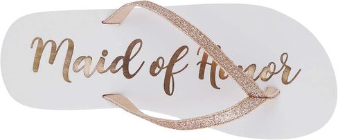 Capelli New York Ladies Glitter and Foil Bride EVA Flip Flops in Kuwait