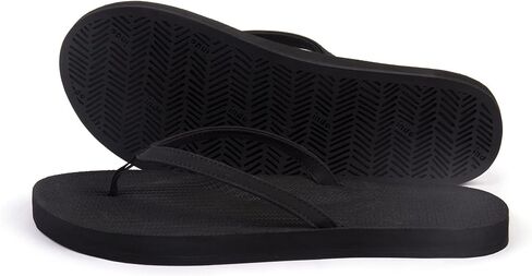 Indosole Women's ESSNTLS Vegan Flip Flops [Reused Tire Sole, Natural Rubber Arch Support, ENVRO Strap, Waterproof] in Saudi Arabia