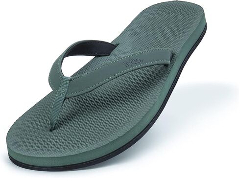 شبشب نسائي نباتي من Indosole ESSNTLS [نعل إطار معاد استخدامه، دعم قوس من المطاط الطبيعي، حزام ENVRO، مقاوم للماء] in Kuwait