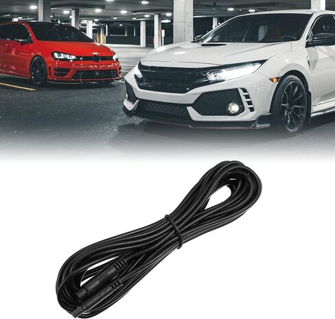 X AUTOHAUX 2 قطعة 4 دبوس 16.40ft 500 سنتيمتر كاميرا احتياطية تمديد كابل داش وصلة كاميرا أسلاك سيارة كاميرا الرؤية الخلفية in Saudi Arabia