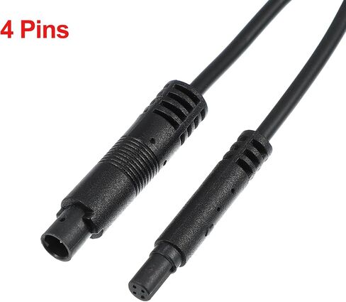 X AUTOHAUX 2 قطعة 4 دبوس 16.40ft 500 سنتيمتر كاميرا احتياطية تمديد كابل داش وصلة كاميرا أسلاك سيارة كاميرا الرؤية الخلفية in Saudi Arabia