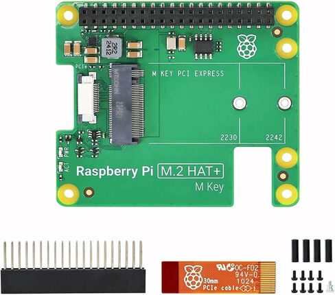 Raspberry Pi M.2 HAT+, Green, SC1166 in Saudi Arabia