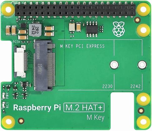 Raspberry Pi M.2 HAT+, Green, SC1166 in Saudi Arabia