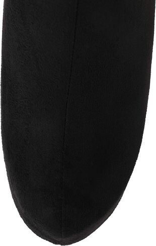 Petit Cadeau Jodi - Women's Trendy & Sexy Rounded Toe ankle boots with side zipper and velvet inner lining featuring 6" Stiletto High Heels & 2" Platform. Handmade to perfection. in Kuwait