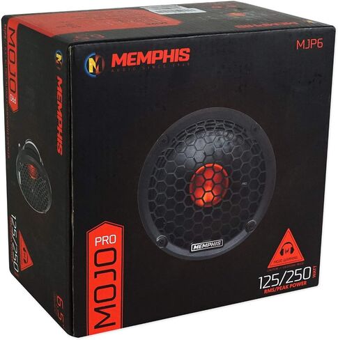Memphis Bundle - 2 Items MJP6 MOJO Pro 250 Watt Neo 6.5" Midrange Car/Marine Speakers in Saudi Arabia