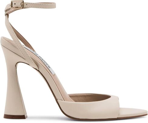Steve Madden Women's Beki Heeled Sandal, Bone Leather, 6 in Saudi Arabia