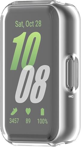 (6 Pack) Screen Protector Cases Compatible with SAMSUNG Galaxy FIT 3 R390 2024 Watch, Soft Color TPU Shockproof Cover Slim Guard Thin Bumper Shell Protector, Clear in Saudi Arabia