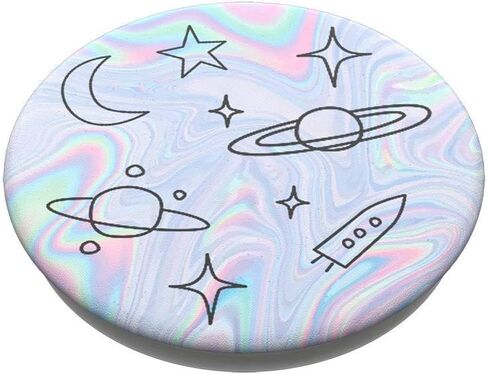 PopSockets PopGrip - Expanding Stand and Grip with Swappable Top - Space Doodle in Saudi Arabia