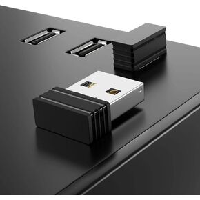 Geyes Mouse Jiggler, Undetectable Mouse Mover Jiggler Preven Entering Sleep for Laptops, Computer, Plug and Play