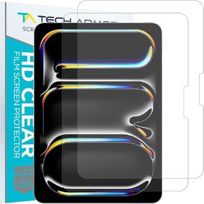 Tech Armor Matte Anti-Glare Film Screen Protector for iPad Pro 13 Inch 2024 - Perfect for Drawing, Writing, and Note-taking like on Paper 2 Pack