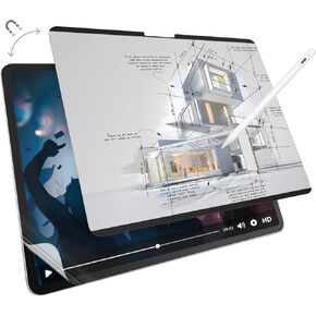 MAGEASY for 2024 iPad Pro 13" Paper-Feel Magnetic Screen Protector, [Anti Glare] Write & Draw Like on Paper, Detachable & Reusable, Matte Finish - EasyPaper Pro 2-In-1