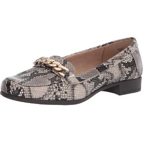 Anne Klein womens Valisity Loafer, Natural Snake Print, 8 US