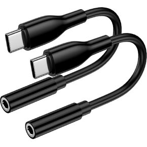 محول صوت USB C إلى 3.5 ملم لهاتف iPhone 15 Pro Max/15 Pro/15 Plus، iPad، Google Pixel 8a 8 7 Pro 7a، نوع C إلى سماعة رأس Aux Jack Dongle Cable لهاتف Samsung Galaxy S24 Ultra S23 FE S22 S21 A35 A54 in Kuwait