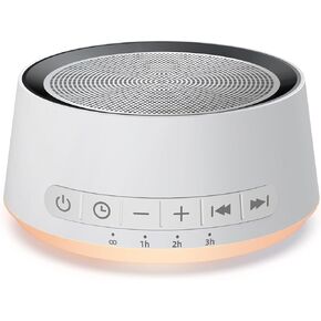 Sound Machine White Noise Machine with 30 Soothing Sounds 10 Colors Night Light Sleep Machine for Baby Kids Adults Brown Nosie Machine with 32 Volume Levels for Office Home Travel