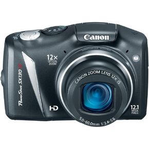Canon PowerShot SX130IS 12.1 MP Digital Camera with 12x Wide Angle Optical Image Stabilized Zoom with 3.0-Inch LCD (OLD MODEL)