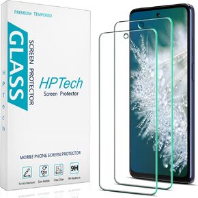 HPTech (2 Pack Tempered Glass For Motorola Moto G Stylus 2022 / Moto G Stylus 5G 2022 [Not Fit for 2021/2020 Version] Screen Protector, Anti Scratch, Bubble Free