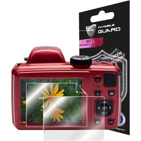 IPG for Kodak PIXPRO Astro Zoom AZ421-WH Digital Camera Screen Protector (2 Units) Invisible Screen Guard - HD Quality/Self-Healing/Bubble -Free