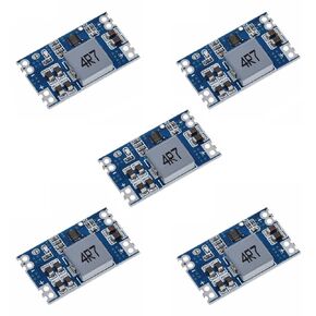 5 Pieces 5V 3A Regulator Module Mini Voltage Reducer DC to DC 12V 24V 5-20V to 5V Buck Converter Step-Down Power Supply Transformer Module