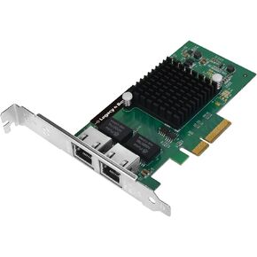 SIIG Dual-Port Gigabit Ethernet PCIe 4-Lane Card - I350-T2