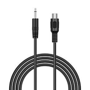 6ft 3.5mm 1/8" TS Mono Male to Single RCA Female Jack Plug Adapter Connector Converter Audio Video Cable Cord