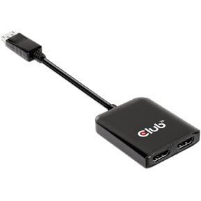 Club 3D CSV-7200H Displayport 1.4 to HDMI Dual Monitor 4K 60Hz M/F MST Hub
