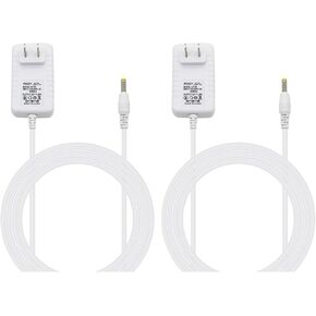 15W Power Adapter Replacement for Echo Dot (3rd Generation/4th Gen/5th Gen), Dot Kids Edition, Echo Pop Charger Cord, Wall Plug 2-Pack