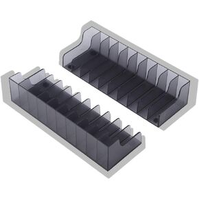 2PCS Game Holder Rack,CD Disks Card Holder Game Card Box,Game CD Case Storage Stand Holder Bracket Game Holder Video Game Organizer for Slim/PRO