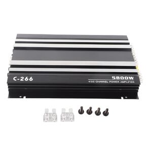 Car Amplifier 5800W 12V Full-Range Amplifier Car Amplifier High Power Amp Hi-Fi Portable for Audio Stereo Sound Subwoofer