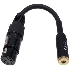 CESS-269 Balanced 4.4mm Female Jack to 4-Pin XLR Female Jack Headphone Adapter Cable