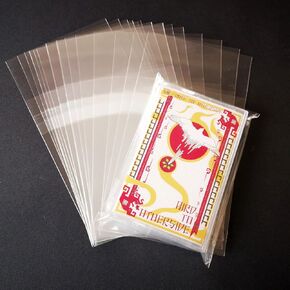 40pcs Clear Dust-Proof Resealable Protective Outer Sleeves for Cassette Tape