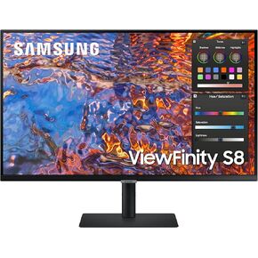SAMSUNG 27-Inch ViewFinity S80PB Series UHD Computer Monitor, DCI-P3 98%, VESA DisplayHDR 400, IPS Panel, Matte Display, USB-C, PIP / PBP, Intelligent Eye Care, LS27B804PXNXGO, 2023
