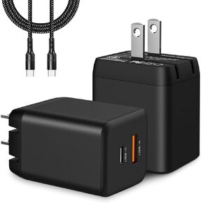 FPVtosky 35W Power Adapter，Type-C Fast Charger，for DJI Mini 4 Pro/Mini 3/Mini 3 Pro/Mini 2 SE/Mavic Mini, Avata/Avata 2,Osmo Pocket 3,Osmo Action 3/4,DJI Controller,Hub，Accessories,with C to C Cable