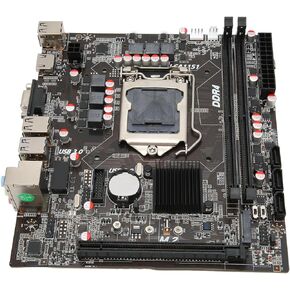 H310B4 Micro ATX Gaming Motherboard, LGA 1150 Motherboard for Desktop DDR4 Dual Channel, HDMI VGA M.2 interface, SATA3.0x3, for Intel 6 7 8 9 generation for Core i3 i5 i7