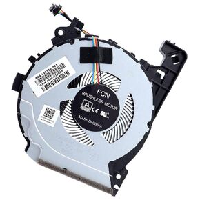 Deal4GO مروحة تبريد وحدة المعالجة المركزية L20335-001 مع مجموعة مروحة تبريد GPU L20334-001 لـ HP 15-CX 15T-CX 15-CX0068TX 15-CX0058WM TPN-C133