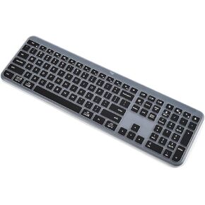 Keyboard Cover Compatible with Logitech MK955 / Logitech K950 Signature Slim Wireless Keyboard, Logitech MK955 K950 Skin Protector - Black