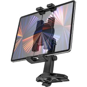 Adjustable Car CD Slot Tablet Mount for 4.7"-12.9" Phone & iPad - 360° Rotation CD Player Tablet Holder for Car Tablet Stand, Compatible with iPad Pro/Air/Mini, Galaxy Tabs, iPhone, Tablets
