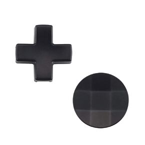 Alovexiong 2Pcs Elite Controller Metal D-Pads Replacement for Xbox One Elite Series 2, Stainless Steel D-Pads, Directional Pad Button Kits for Xbox One Elite Series 2, for Elite Series 2 Core (Black)