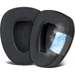 SOULWIT Cooling-Gel Earpads Replacement for BlueParrott B650/S650(650XT 650 XT) Noise Cancelling Bluetooth Headset, Ear Pads Cushions with High-Density Noise Isolation Foam - B650XT CG Black