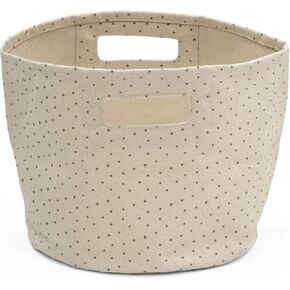 Stokke Sleepi Changing Table Shelf Basket by Pehr - Convenient Storage Made of Durable, 100% Cotton Canvas