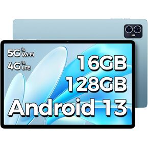 تابلت تيكلاست 10 بوصة، M50HD Android 13، ذاكرة وصول عشوائي 16 جيجابايت، ذاكرة وصول عشوائي 128 جيجابايت (1 تيرابايت TF)، وحدة المعالجة المركزية 8 النواة مع 5G WiFi/4G LTE، IPS 1900x1200، Widevine L1، BT 5.0، GPS، 6000 مللي أمبير، كاميرا مزدوجة 5 ميجابكسل + in Kuwait