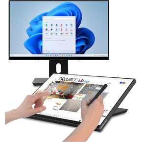 Ideao Hub 24" Interactive Whiteboard, QHD 10-Point Touchscreen Display with MPP2.0 Compatibility for Office and Classroom, Enhance Collaboration, Online Training, and Learning (includes Stand)