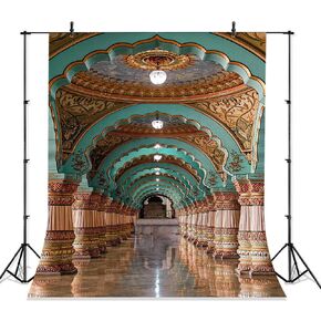 3x5ft Palace Backdrop Mysore Palace Photo Backdrop Indian Palace Background India World Travel Portrait Photo Booth Props Wallpaper TAY1615