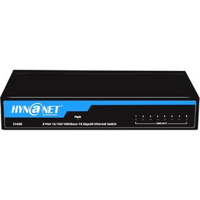 5 Port Gigabit PoE Switch Compatible with 10/100/1000Mbps,4 PoE+ Ports@ 65W and 1 Uplink Port,Metal Housing